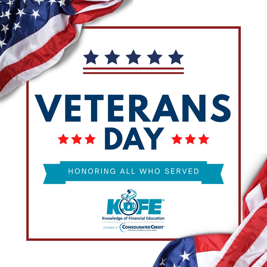 🙏Today and every day, we express our gratitude and respect to all #veterans and their families for their service and sacrifice for our country 🇺🇸

#VeteransDay⁠ #VeteransDay20⁠24 #KOFETime #KOFETalk ☎️844-899-7784