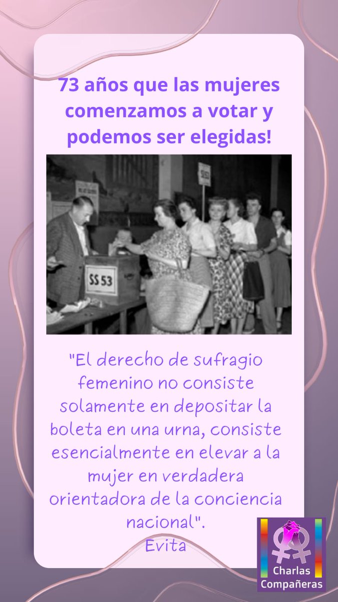 CCompaneras's tweet photo. #votofemenino https://t.co/YgJ2ZGGElu