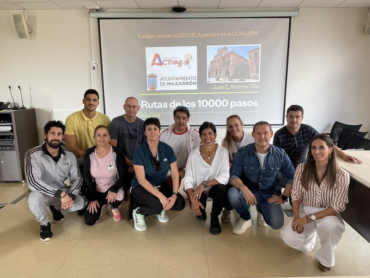 ▶️Reunión muy productiva en #Mazarrón con Silvia García Zamora, Concejal Educación -<a href="/AytoMazarron/">Ayto. Mazarrón</a> y los colegios e IES del municipio para hacer realidad 2️⃣ #Rutasdelos10000Pasos (Pueblo/Puerto)
#ReddeRutasdelos10000Pasos de <a href="/EscuelasActivas/">Escuelas Activas</a>