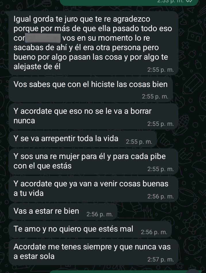 cuando t lo dice la familia t das cuenta q hiciste todo bien 🙃..