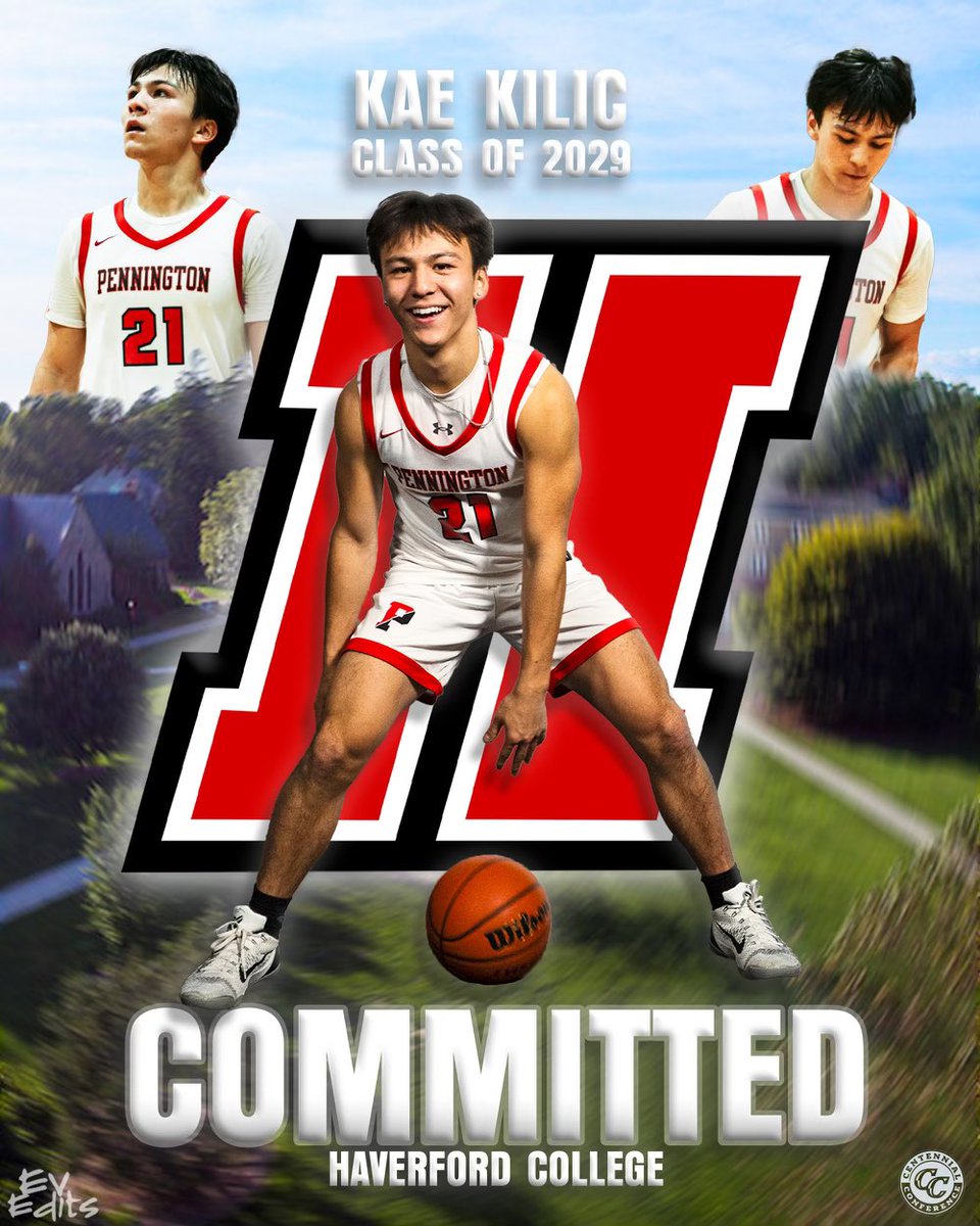 Beyond blessed to announce my commitment to play basketball at Haverford College and entering their class of 2029. Thank you to everyone that supported me on this long, rewarding journey. Thank you to Coach Pauls and The Pennington School for these past 4 years.