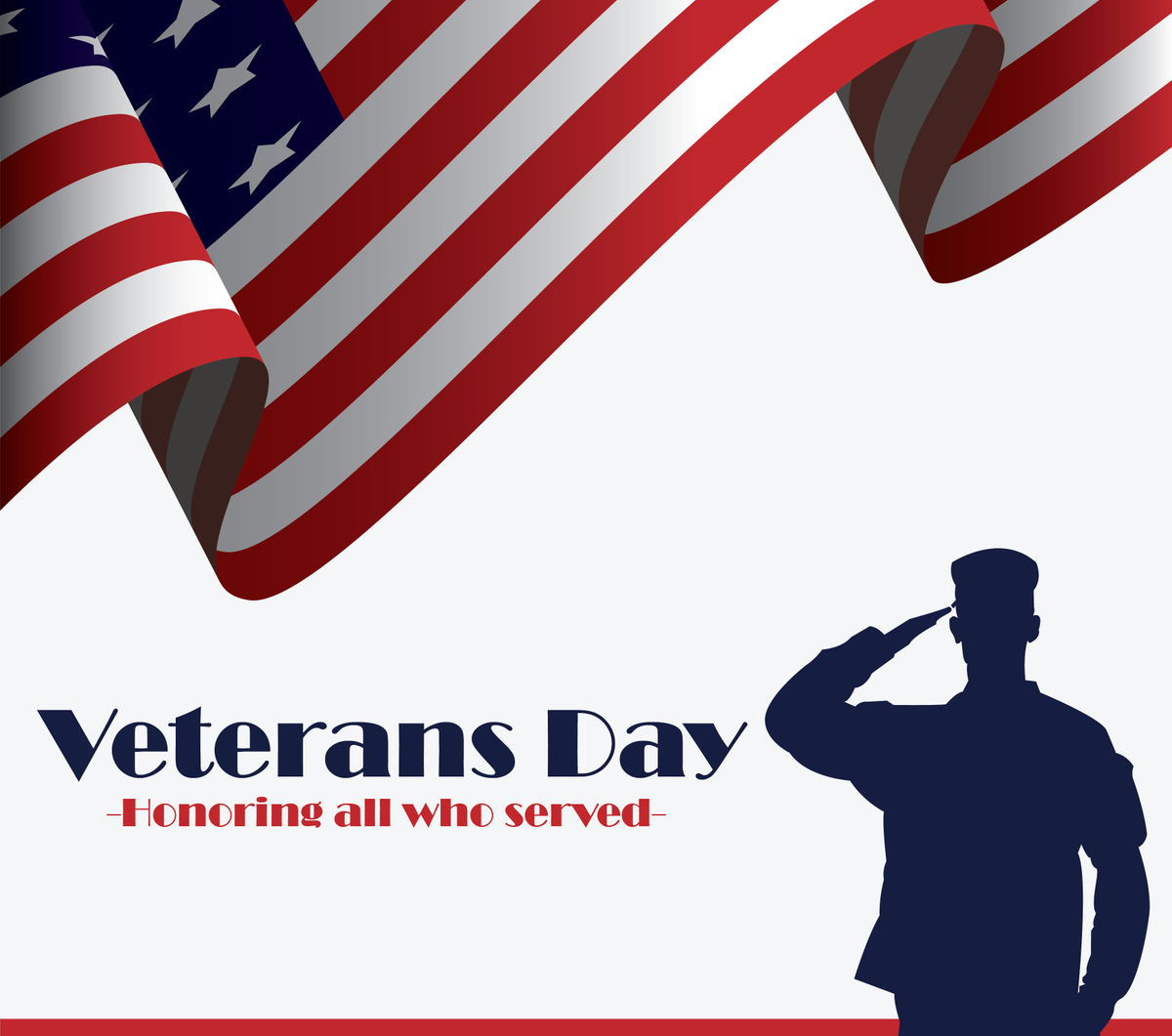 To all our veterans, thank you for your service. Today and every day, we honor you for your bravery and for safeguarding our freedoms. Your courage will forever be remembered.