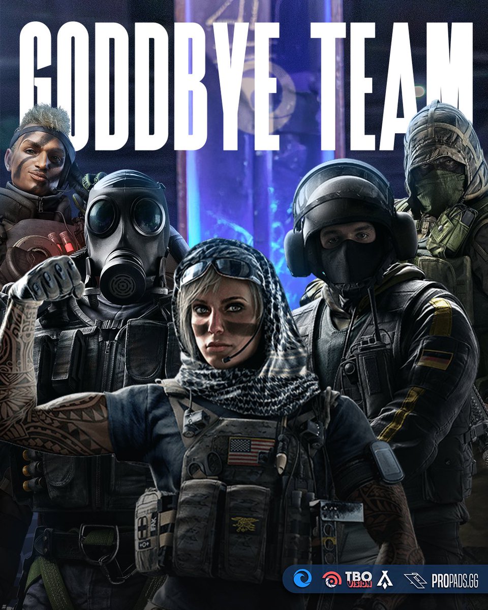 And we Lose 0:2 in our Final ESA Game this Season GG <a href="/EntropyGaming/">Entropy</a> 🫡

With that ESA match today, we say goodbye to our current R6 Console Team. The Team decided to disband and we will go our separate ways for now.
We wish every Player the best on their future paths. It was a
