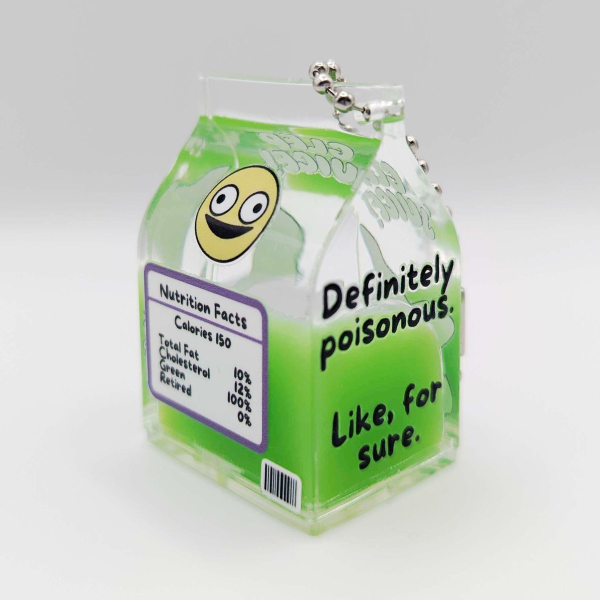 Ever wanted to see your favourite cartoon character rendered down into a questionable goo? Well good news! I did it! I juiced Glep and you can get him as a charm TODAY!

Link in 🧵

#smilingfriends #glep