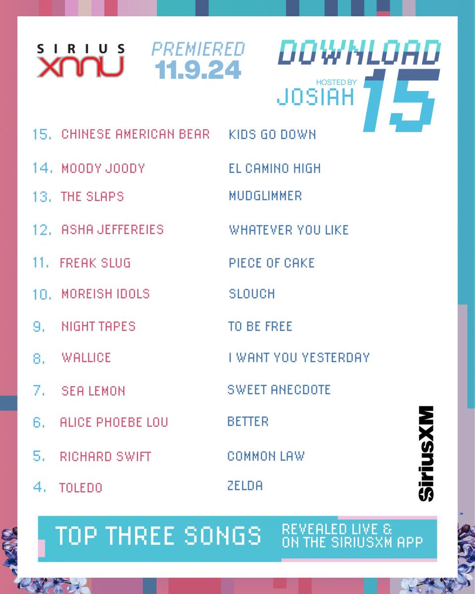 JosiahTracks's tweet photo. this week’s episode just landed on the @SIRIUSXM app! 🎧 

tap this, scroll up, tap OPEN:
https://t.co/iBk2enNuzh https://t.co/ulgWeZCSf3