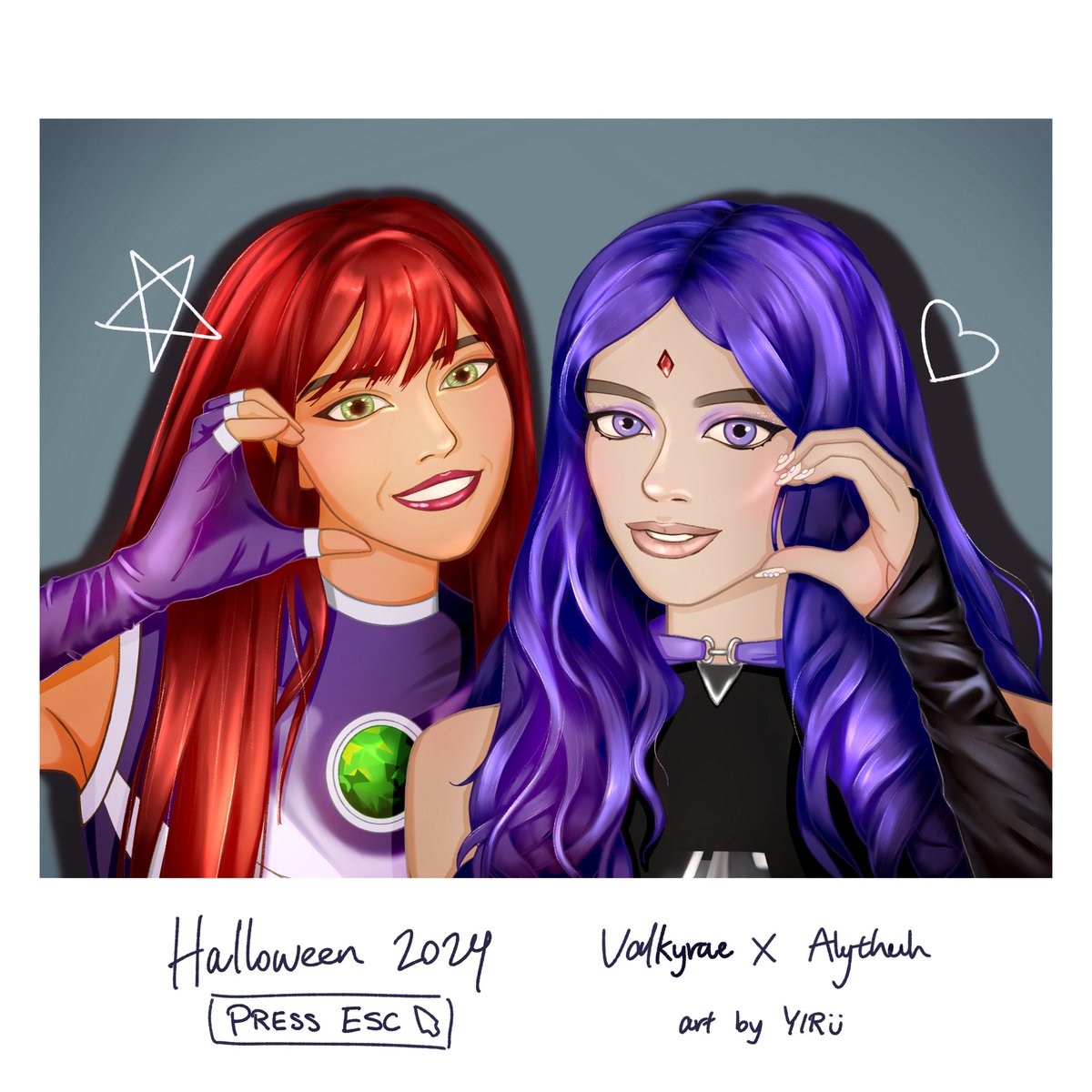 super late drawing for press esc halloween episode !!
<a href="/Valkyrae/">RAE</a> <a href="/Alythuh/">lisa</a>