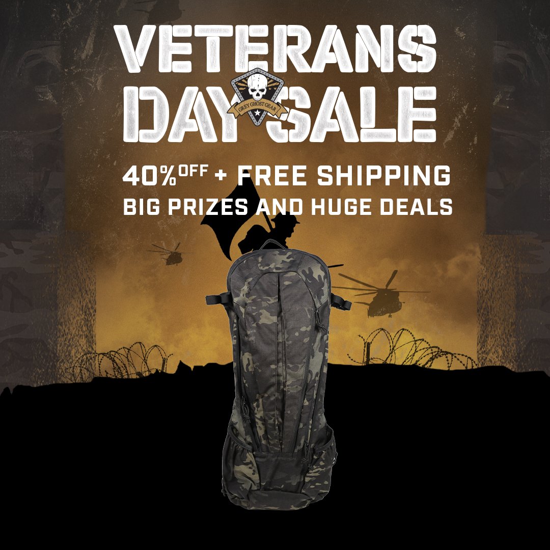 GreyGhostGear's tweet photo. Save on all of your favorite in stock items today. Remember one order gets you one entry. Also If you send us your redacted DD214 to veterans@greyghostprecision.com you'll get double the entry!
.
.
#gg #greyghost https://t.co/kyJp8db4Fe