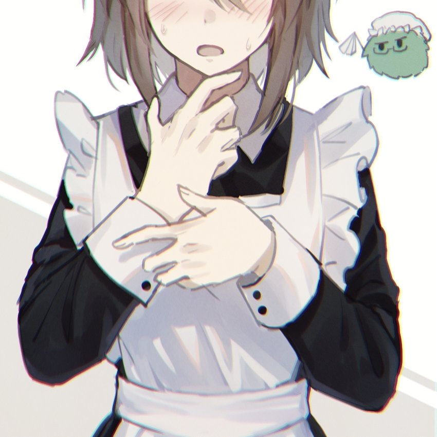 —B-buenos días, señora —murmuró el empleado al ver a la dueña mientras él hacía la limpieza por los pasillos.

"No la mires de frente. No la mires de frente. ¡No te voltees a ver!"
