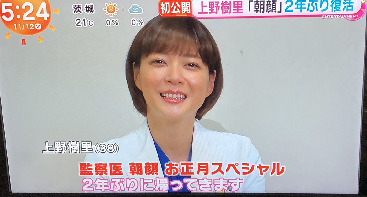 新作ドラマ放映が嬉しくて、マンガ「監察医朝顔」の登場人物(全部では