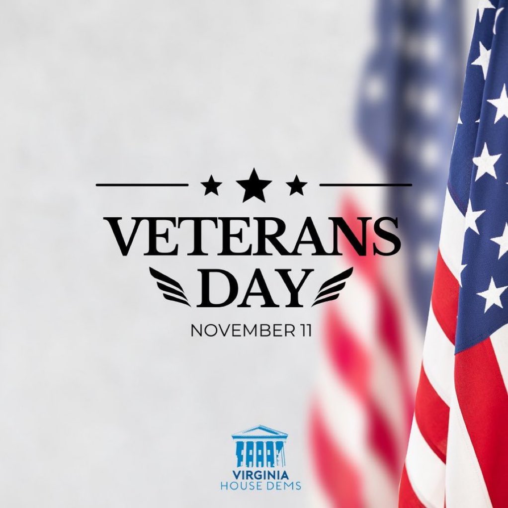 Happy Veterans Day! Today and everyday, we are deeply grateful to our veterans and military families for their service and sacrifices on behalf of our country. Thank you for all you do to protect our freedoms and democracy!