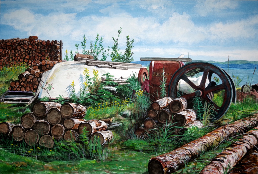 Christopher Kovacs (@cskovacs) on Twitter photo My new watercolour painting “Captured Past” depicts a colorful #ChanceCove #Newfoundland backyard scene with an overturned boat and an antique double-flywheel engine, amidst firewood and greenery.
christopherkovacs.com/portfolio/capt…
<a href="/CBCNL/">CBC Newfoundland and Labrador</a>
#NewfoundlandLabrador My new watercolour painting “Captured Past” depicts a colorful #ChanceCove #Newfoundland backyard scene with an overturned boat and an antique double-flywheel engine, amidst firewood and greenery.
christopherkovacs.com/portfolio/capt…
<a href="/CBCNL/">CBC Newfoundland and Labrador</a>
#NewfoundlandLabrador