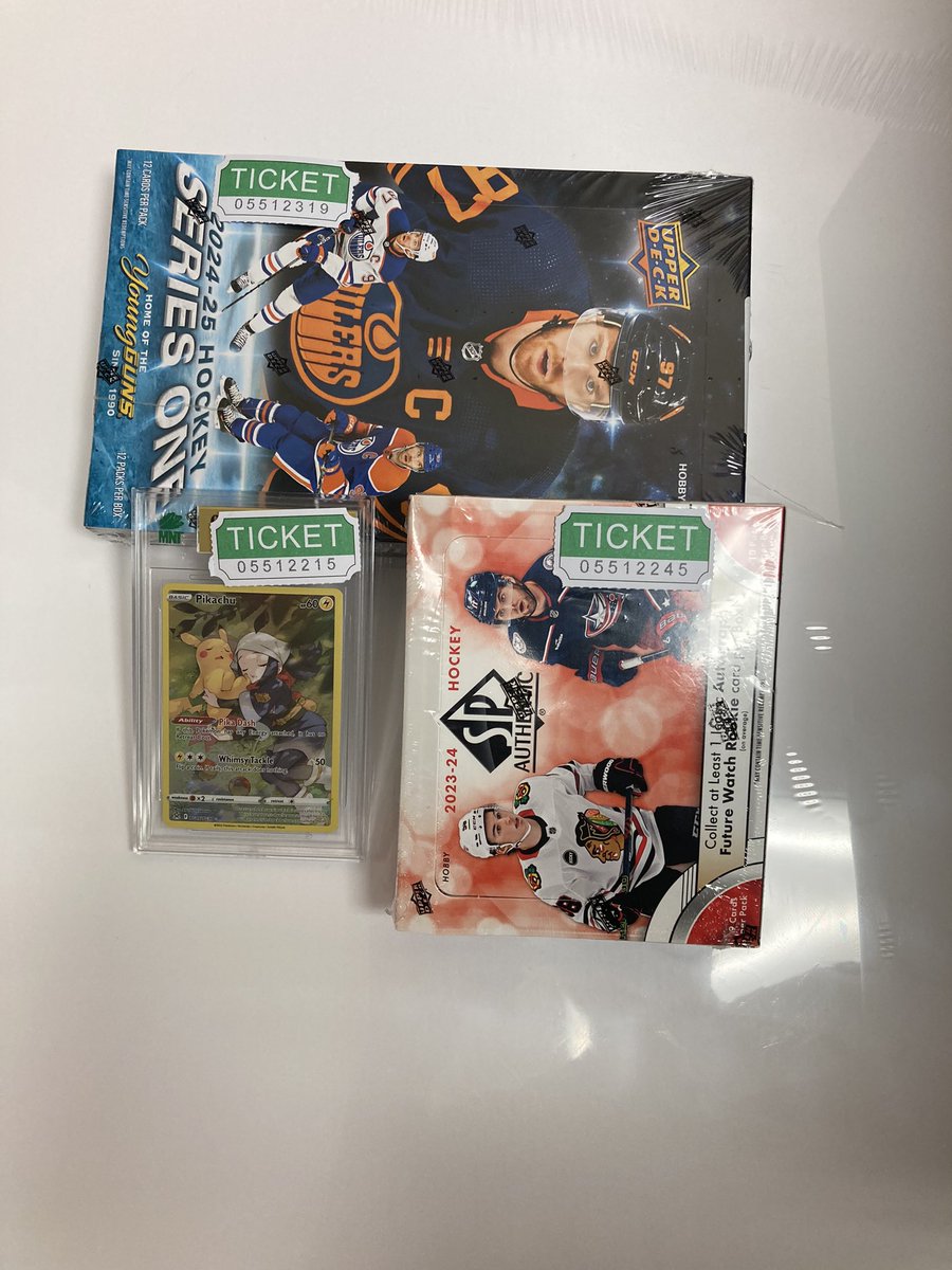 Congrats to our winners from <a href="/sportcardexpo/">sportcardexpo</a> :

05512215 - Heather (Slabbed Pikachu courtesy of Ethan B)
05512319 - Anthony (24/25 S1 box)
05512245 - Casey (23/24 SP Authentic box)

We will be reaching out to you to coordinate getting your prizes out your way.
