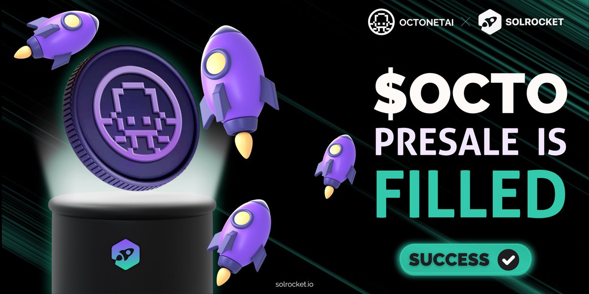 Presale SOLD OUT! 

The presale on Solrocket Pad is officially filled!

Stay tuned for more exciting updates from Solrocket!