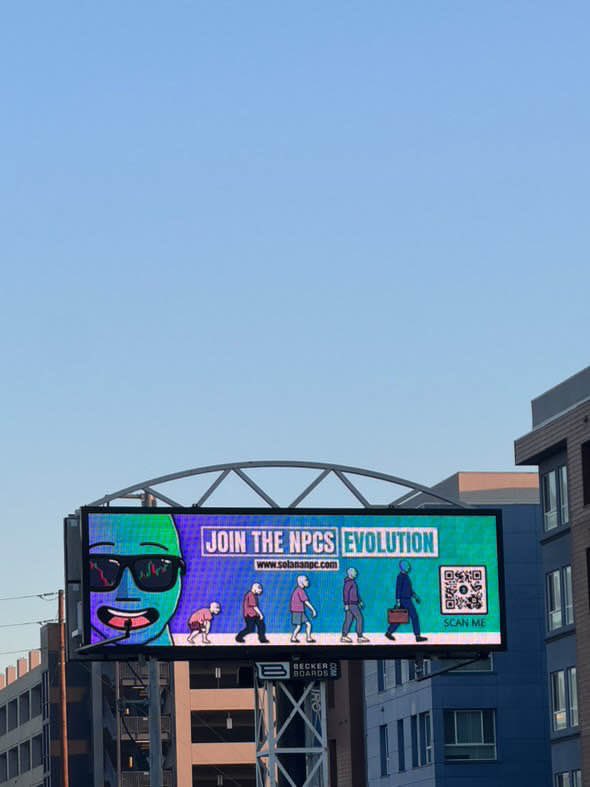 CamDMacphee's tweet photo. @elonmusk take a look at this billboard!
$NPCS is the ticker, get involved?🚀 https://t.co/l0r90yQq9V