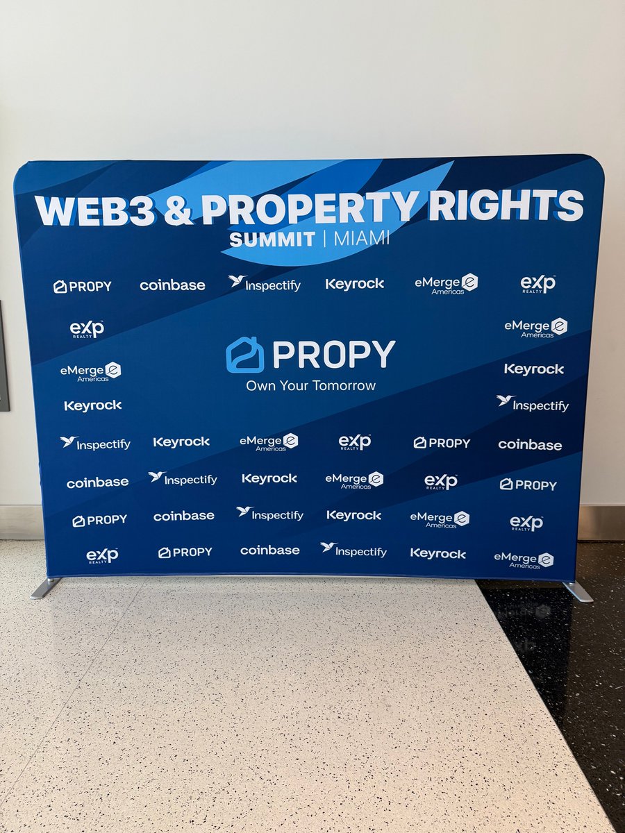 Truebitprotocol's tweet photo. Our team had a great time at the @PropyInc Web3 and Property Rights Summit last week in Miami. We are looking forward to the next conference. https://t.co/oUAwAVzofD