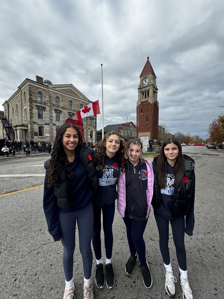 Attended a powerful Remembrance Day Service! #LestWeForget
