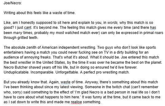 snowboiiii's tweet photo. was going through old google docs and found this. wrote it after watching joe/necro on stream https://t.co/qrssqRVjYc