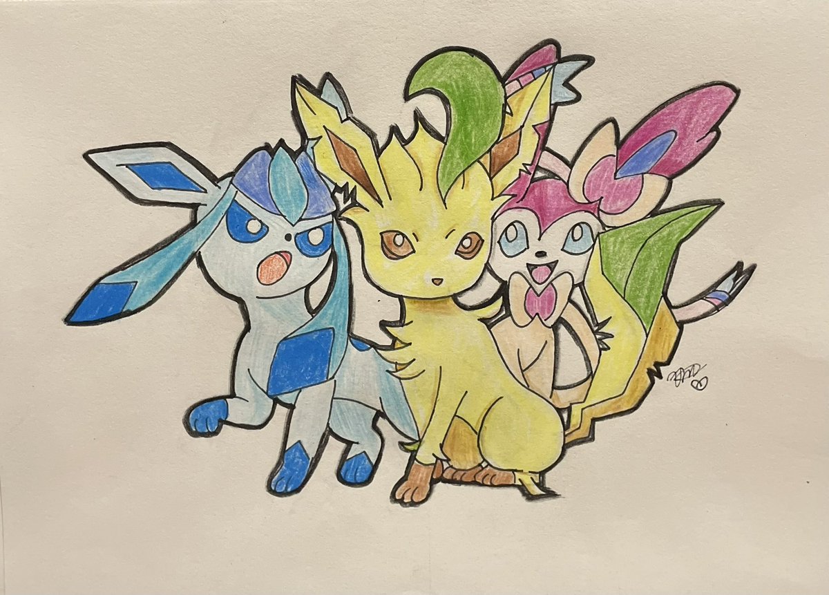 BeautifiedArt's tweet photo. Eeveelution (Part Two) #NewPost #Pokemon #eeveelution #sketchbookideas https://t.co/fB5cGCuiPY