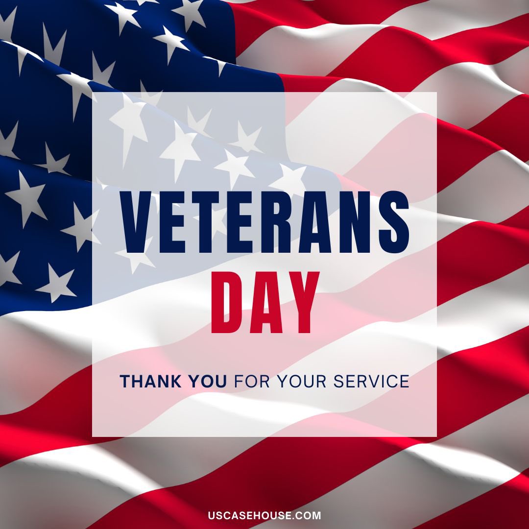 USCasehouse's tweet image. Thank you, Veterans. Today and every day, we honor all who have served our country. 🇺🇸