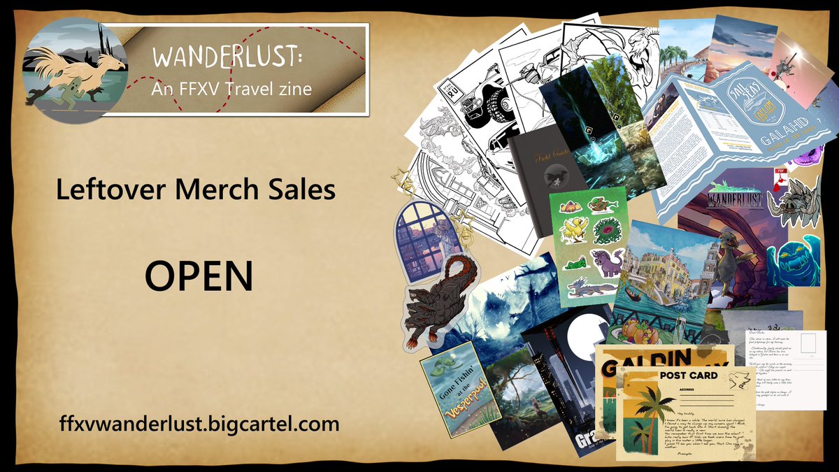 Wanderlust: An FFXV Travel Zine tweet media