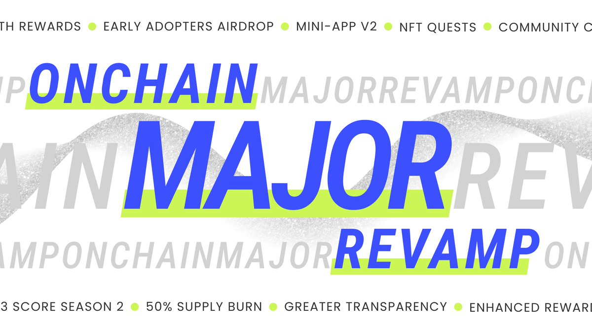 ⛓️ Finally, we’re implementing a series of updates that reinforce our commitment to a transparent, sustainable, and community-driven ecosystem.

This update outlines the main changes to our tokenomics, community incentives, and products 👇
mirror.xyz/0x42b3FC1e3E97…
