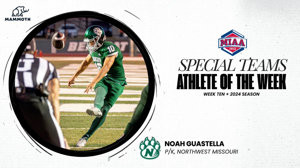 Noah Guastella was 4-for-4 on field goal attempts and finished 3-for-3 on extra point attempts to help <a href="/NWBearcat_FB/">Northwest Football</a> defeated the Griffons 33-23 in St. Joe 🔥⤵️

📰 tinyurl.com/yj6uund6
#BringYourAGame