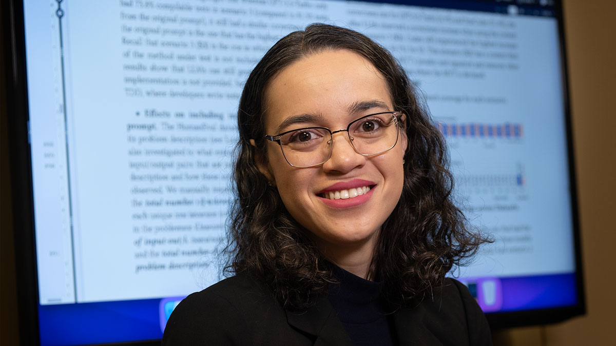 NDengineering's tweet photo. 🎉Congrats to Google Research Award winner @ND_CSE Prof. Joanna Cecilia da Silva Santos! Making mobile apps safer by using AI to catch security issues early. 
Read more here:
https://t.co/LFI2AqnB9y https://t.co/WMHMWLxHYK