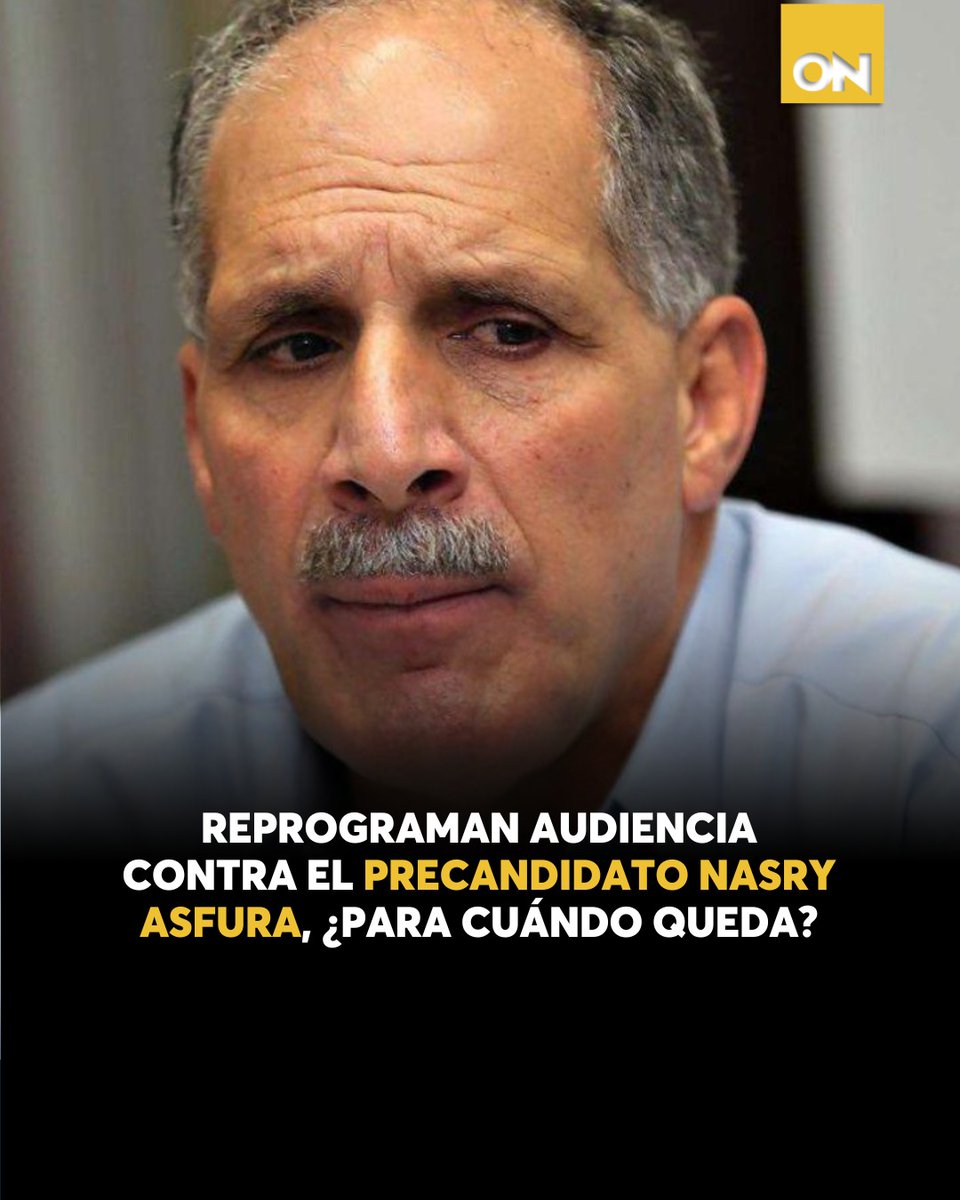 canal11hn's tweet photo. #LOÚLTIMO🔴⚖️| Se tenía previsto que en esta semana se llevara a cabo la decisiva audiencia, pero ¿para cuándo quedó reprogramada? 👉 https://t.co/K8G1HxK20H
#Audiencia #Reprogramada #NasryAsfura https://t.co/jaS8xpMk2M