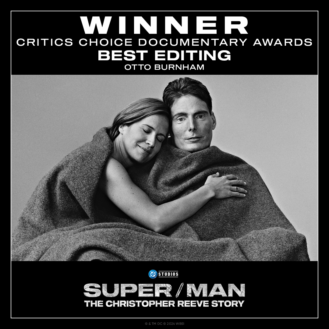 Warner Bros. (@warnerbros) on Twitter photo SUPER/MAN wins big at the <a href="/CriticsChoice/">Critics Choice Awards</a> Documentary Awards!
6 wins for SUPER/MAN: THE CHRISTOPHER REEVE STORY
The team behind SUPER/MAN is over the moon to have won 6/6 categories the film was nominated in including Best Director for Ian Bonhôte and Peter Ettedgui, Best SUPER/MAN wins big at the <a href="/CriticsChoice/">Critics Choice Awards</a> Documentary Awards!
6 wins for SUPER/MAN: THE CHRISTOPHER REEVE STORY
The team behind SUPER/MAN is over the moon to have won 6/6 categories the film was nominated in including Best Director for Ian Bonhôte and Peter Ettedgui, Best