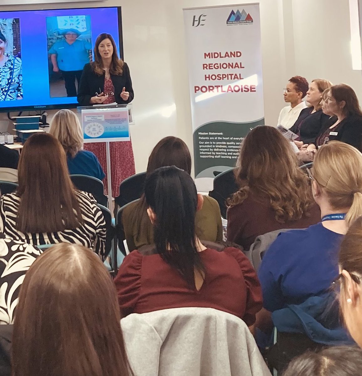 So proud today celebrating Nursing and Midwifery HEART awards #MRHPortlaoise #nursing #midwifery #values well deserving nominees 👏👏winners Margaret Paul Emma Molly Deirdre Melanie and Doireann #care #compassion #commitment <a href="/HSEDubMidlands/">HSE Dublin and Midlands</a> <a href="/RCNME_Tullamore/">RCNME_Tullamore</a> <a href="/NMPDMidlands/">NMPD Midlands</a>