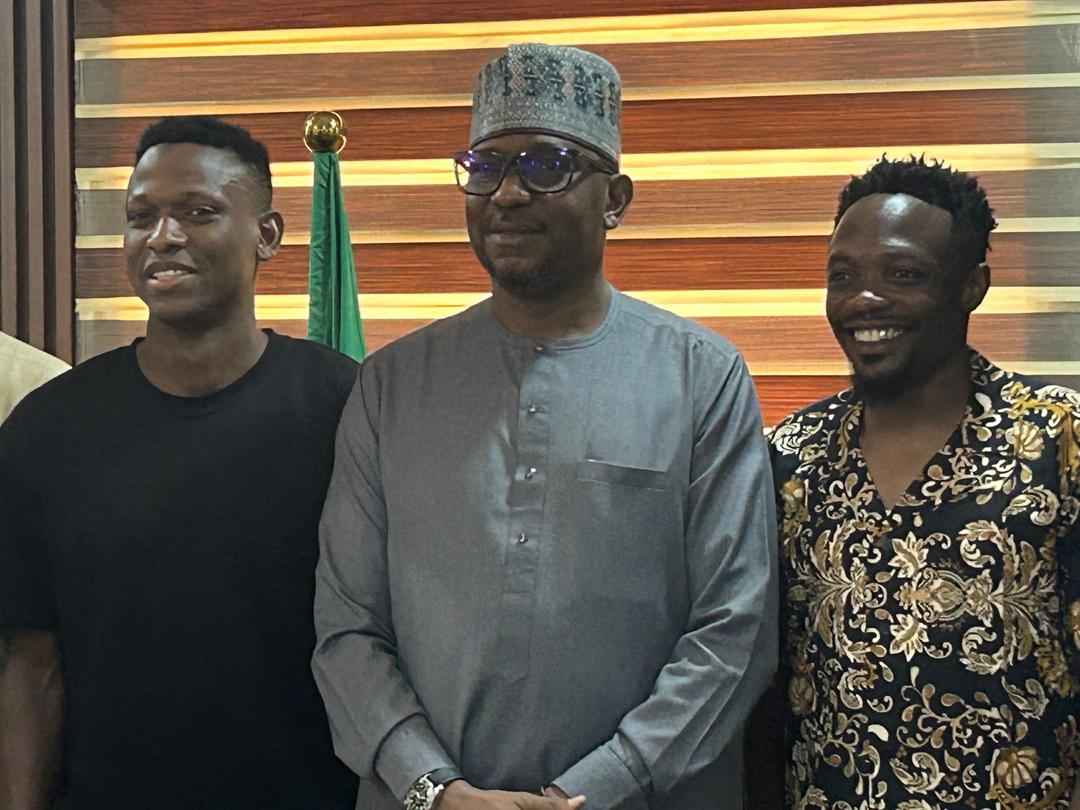 obasimasi's tweet photo. Super Eagles Skipper Ahmed Musa on a courtesy call to the NSC boss @ShehuDikko in Abuja
Musa expressed delight that Nigerian Sports is in the best hands with DIKKO as NSC Chairman
#DikkoMediaForum #Sportsreforms
#SportsEconomy https://t.co/rdJO7xl7S1