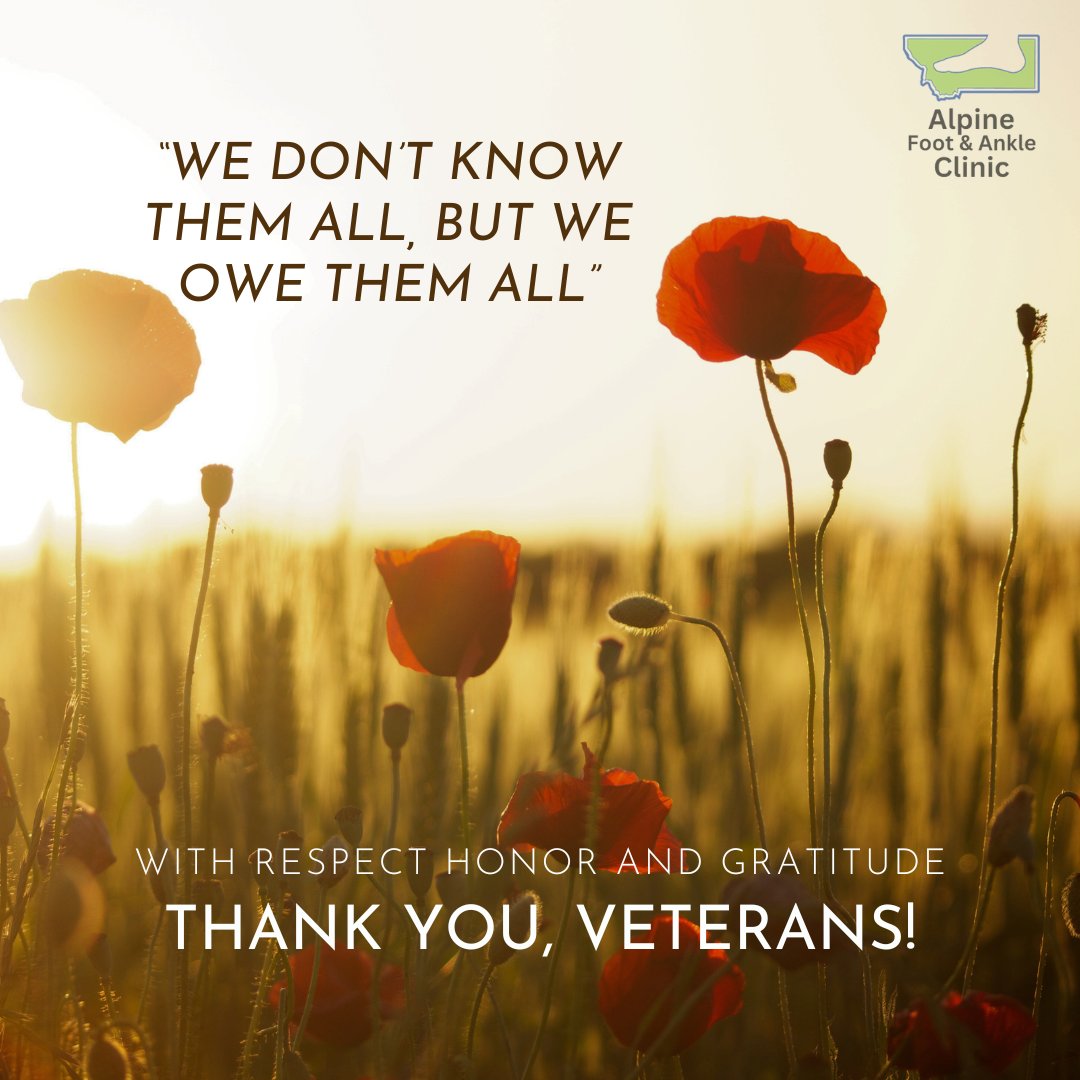 GNeibauerDPM's tweet photo. Honoring the brave men and women who have served our country this Veterans Day. Thank you for your courage, dedication, and sacrifice. We appreciate your service and commitment to our freedom. 💙❤️
#VeteransDay #missoulapodiatrist #missoulapodiatrist #montanapodiatrist https://t.co/irMJNyBuXy
