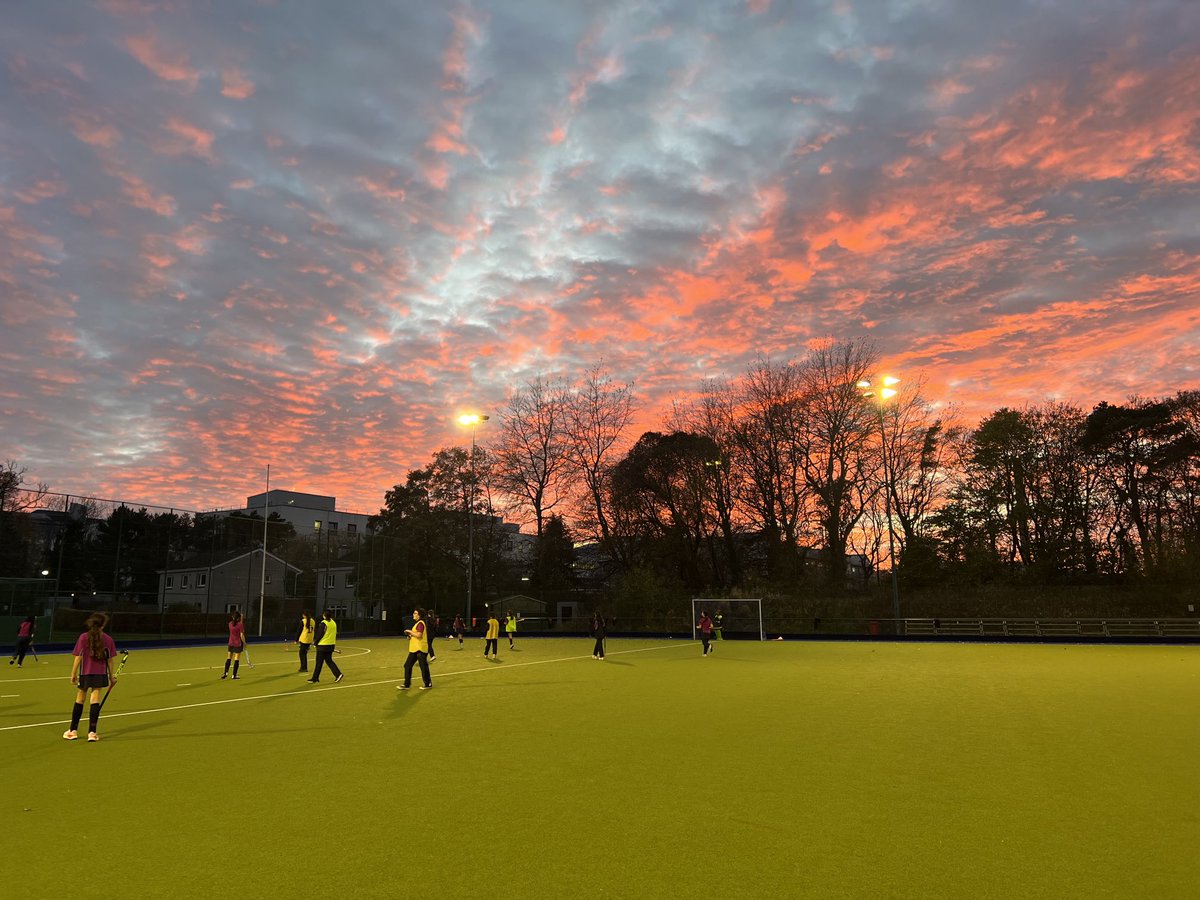 Amazing sky during hockey on McMurray this afternoon!