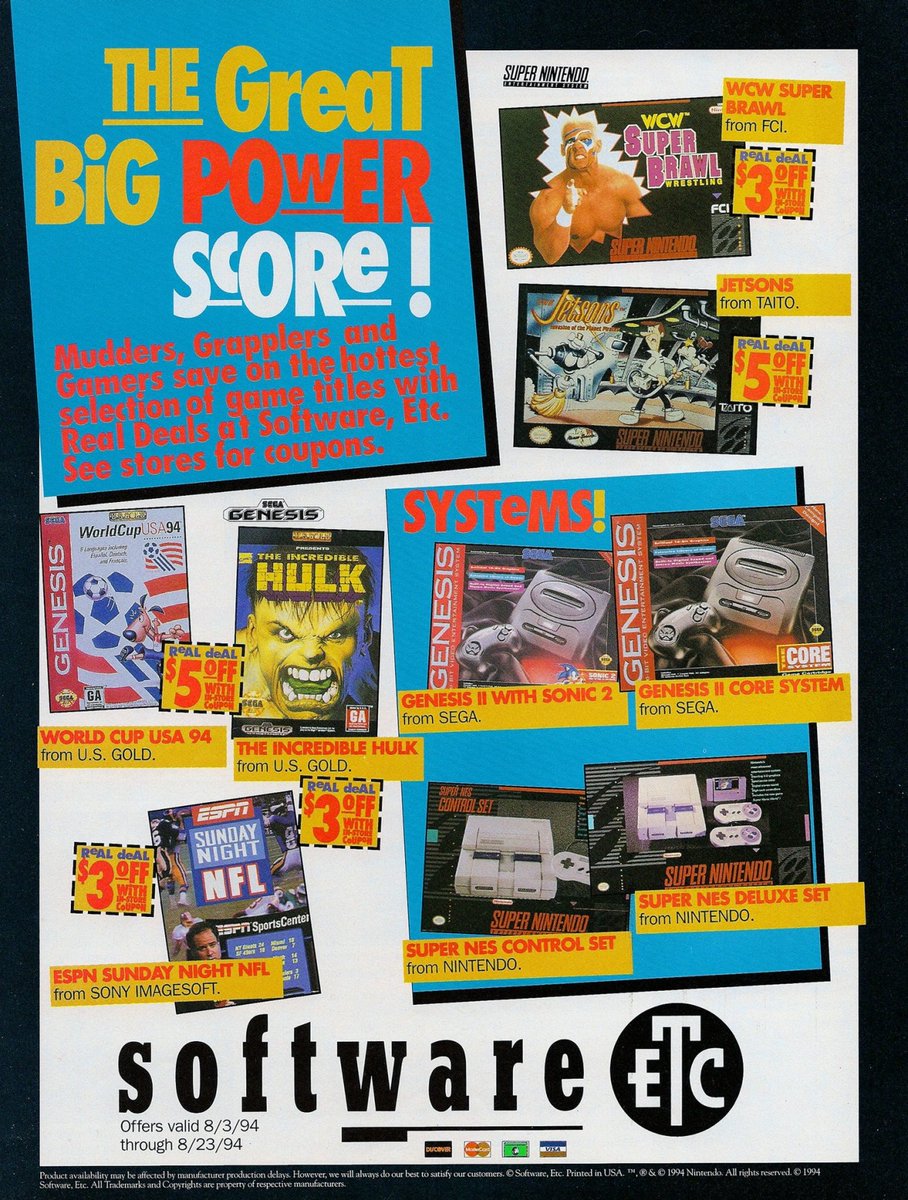 Do you remember buying any game, console, or handheld at Software Etc. back in the day?
