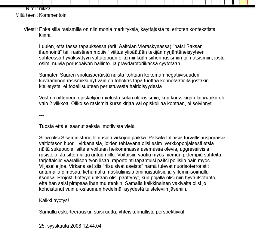 LGXtwiit's tweet photo. @tarzan_uk Halla-aho muistetaan ohjeistaan nuorille naisille 2 päivää Kauhajoen koulusurmien jälkeen (tekijä M.Saari).
Vastaus Scripta-riikan eli nykyisen valtiovarainministerin viestiin.
#persut #riikka #Halla_aho #Scripta https://t.co/j6cMolVvd4