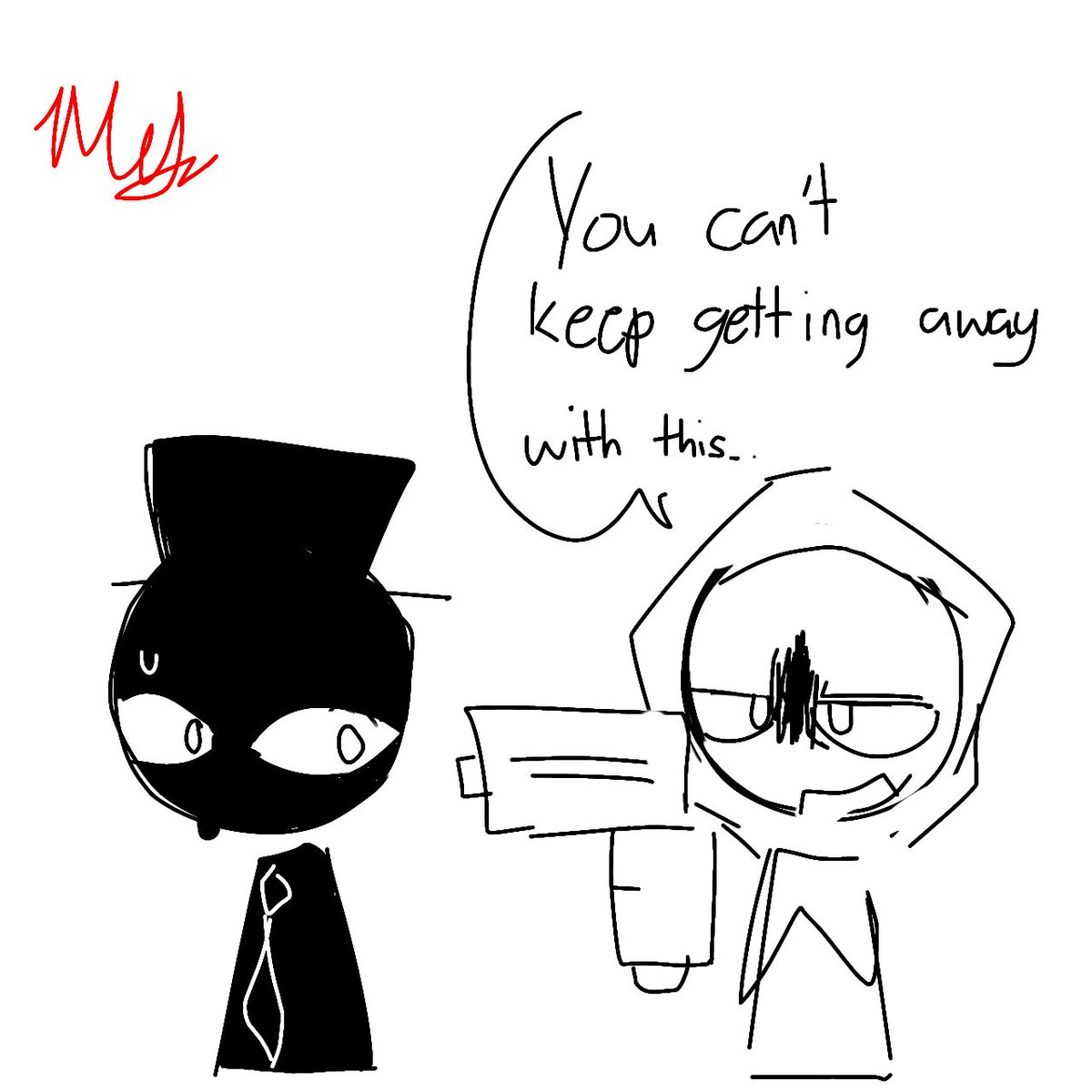 WoofmanW's tweet photo. Part 2 as i promised. 
(black caught lackin)

#sprunki #wenda #sprunkigrey #sprunkiblack #jevin https://t.co/3EoqFdvy9v