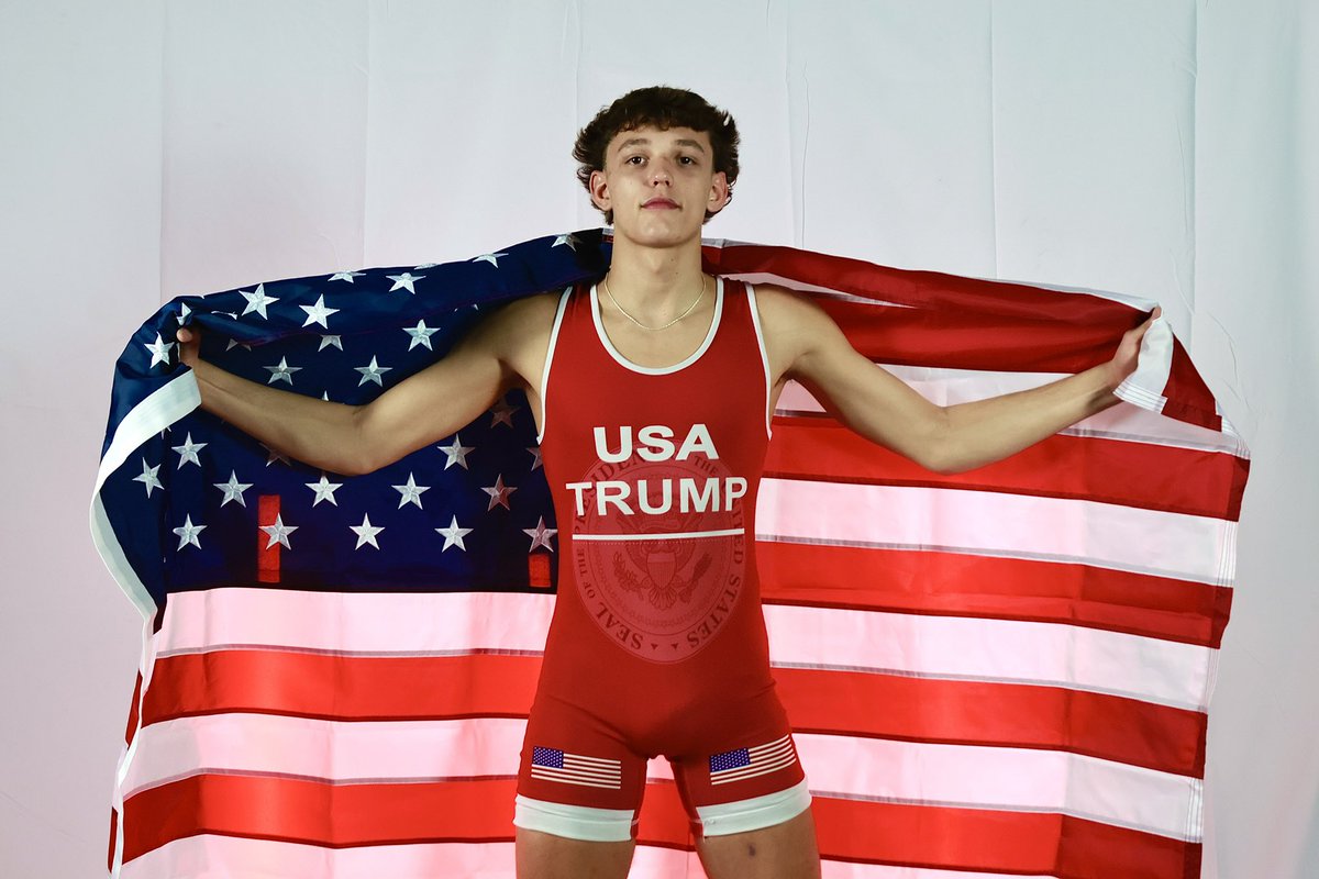 Jess Blogs (@jesssblogs) on Twitter photo When the wrestling room gets to have media day and one of the boys pulls out a special singlet <a href="/realDonaldTrump/">Donald J. Trump</a> When the wrestling room gets to have media day and one of the boys pulls out a special singlet <a href="/realDonaldTrump/">Donald J. Trump</a>