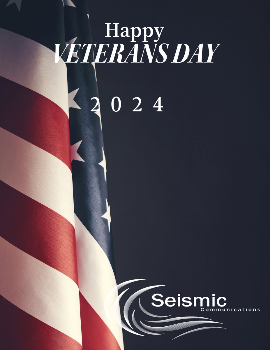 Happy #VeteransDay2024. Many thanks to all who served our nation.