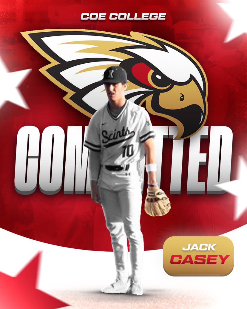 Jack Casey (@jack_casey25) on Twitter photo Iโm very excited to announce my commitment to Coe College! I would like to thank my family, friends, and coaches that have helped and supported me throughout the years. Go Kohawks! #AllGlorytoGod <a href="/CoeBaseball/">Coe Baseball</a> <a href="/CRXBaseball/">Xavier Baseball</a> Iโm very excited to announce my commitment to Coe College! I would like to thank my family, friends, and coaches that have helped and supported me throughout the years. Go Kohawks! #AllGlorytoGod <a href="/CoeBaseball/">Coe Baseball</a> <a href="/CRXBaseball/">Xavier Baseball</a>