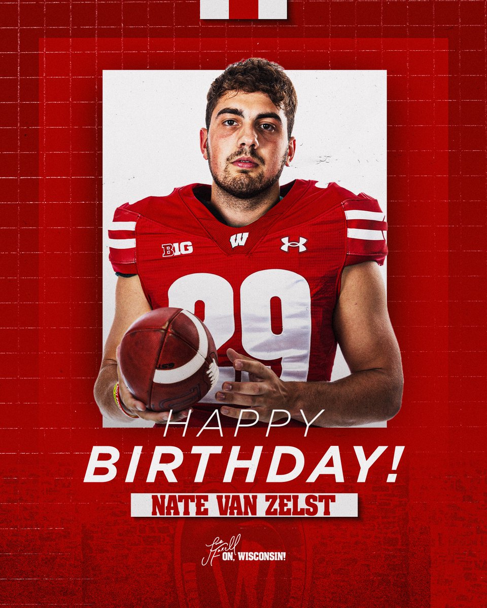 Happy birthday <a href="/natevanzelst/">Nate Van Zelst</a>‼️