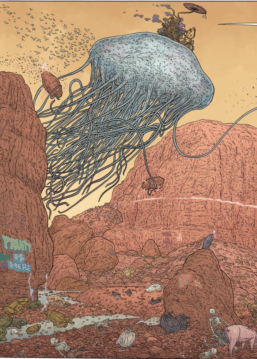“These speechless miscreants, all eventually falling victim to the Shaolin Cowboy, are rendered even more buffoon-like without words.” Shhh! Mark Peters quietly peruses Geof Darrow’s Shaolin Cowboy: Cruel to Be Kin--Silent but Deadly Edition (Dark Horse) tcj.com/the-silent-but…