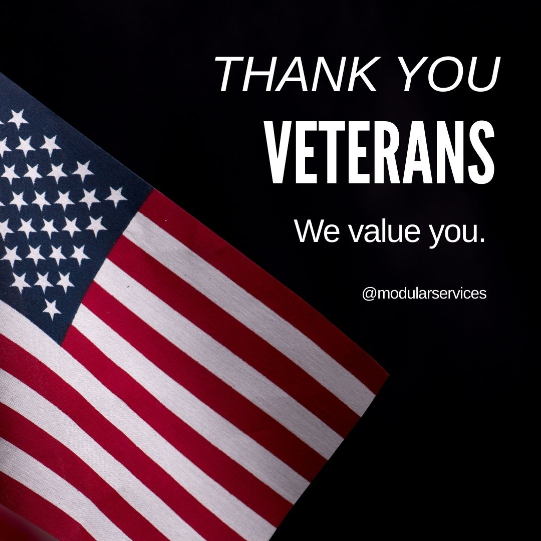 ModularServices's tweet image. To all those who served our country, we honor you and THANK YOU!