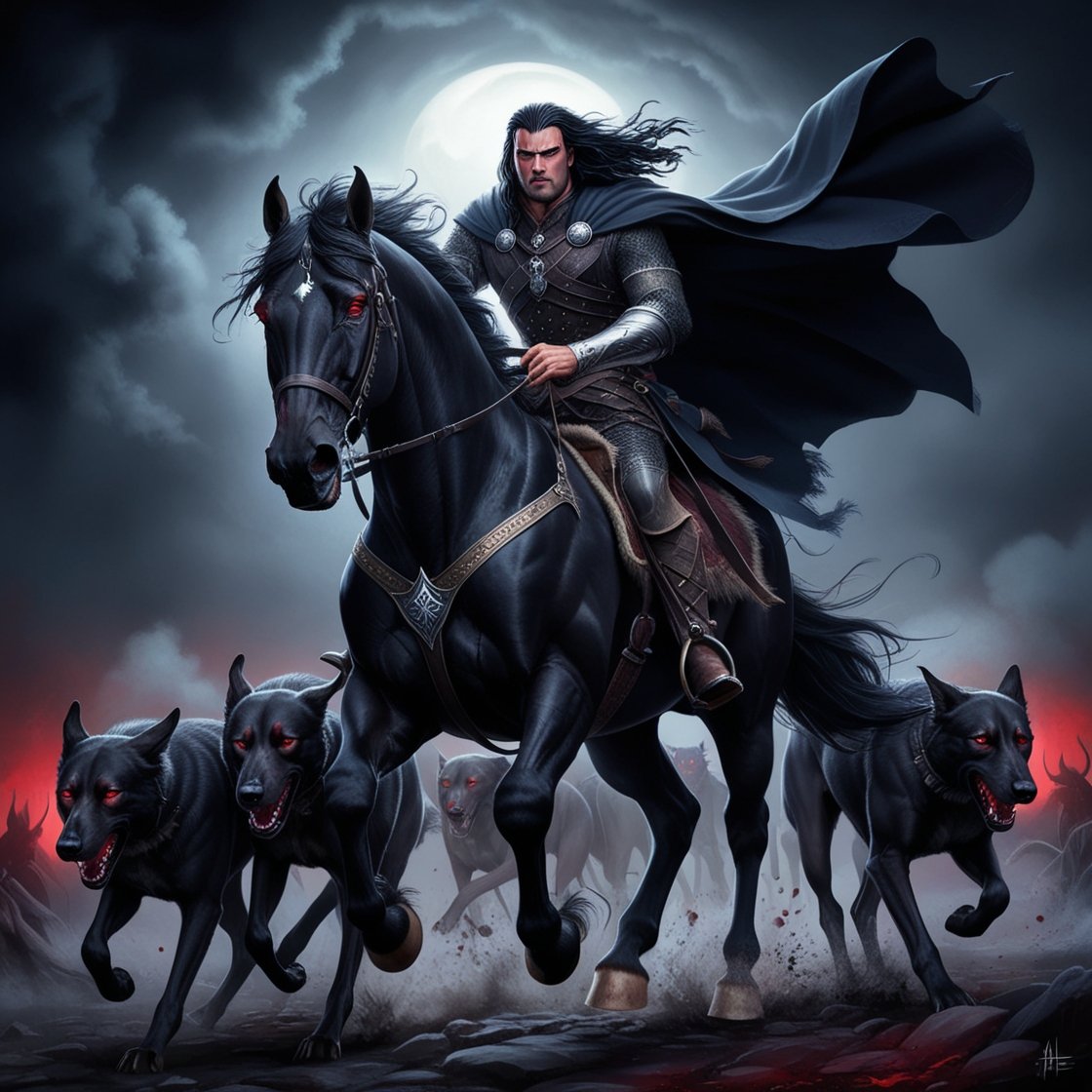 Be careful out there in the wilds of Wales tonight... For it is St Martins Day, the Old Halloween, when Arawn, the King of Annwn releases his  spectral hounds, the Cwm Annwn on a wild hunt
#Wales
#Cymru
#welshfolklore 
#Folklore
#paranormal 
#uncanny