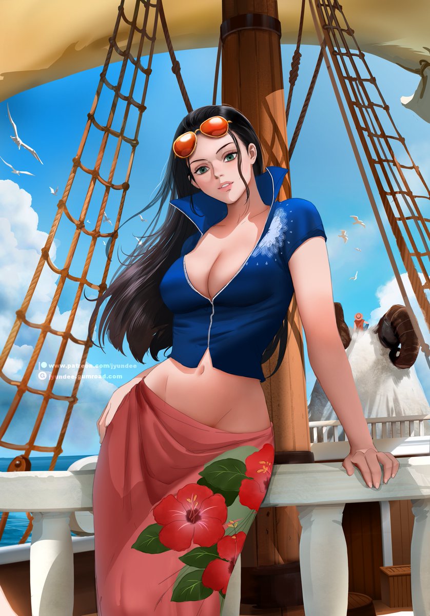 jyundeeARTs's tweet image. Nico Robin #ONEPIECE