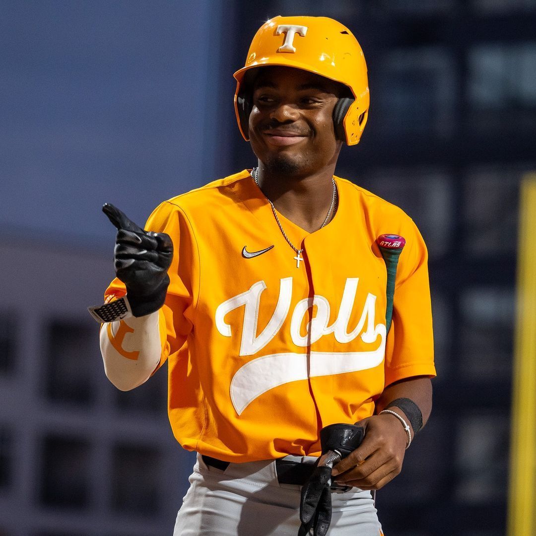 D1Baseball (@d1baseball) on Twitter photo A top 100 prospect in the 2024 draft, <a href="/ArnoldJay_11/">Arnold Abernathy</a> is a top-of-the-order player whose speed will apply pressure on opposing defenses.
The <a href="/Vol_Baseball/">Tennessee Baseball</a> freshman's zone awareness should provide a smooth transition to SEC ball.
<a href="/KinaTraxInc/">KinaTrax</a> Fall Report 👉 buff.ly/40GlCY6 A top 100 prospect in the 2024 draft, <a href="/ArnoldJay_11/">Arnold Abernathy</a> is a top-of-the-order player whose speed will apply pressure on opposing defenses.
The <a href="/Vol_Baseball/">Tennessee Baseball</a> freshman's zone awareness should provide a smooth transition to SEC ball.
<a href="/KinaTraxInc/">KinaTrax</a> Fall Report 👉 buff.ly/40GlCY6