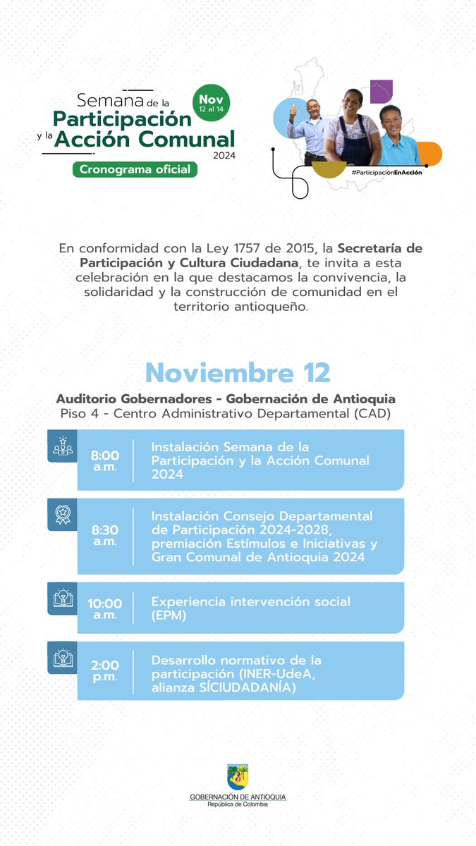 Secretaría de Participación y Cultura Ciudadana tweet media