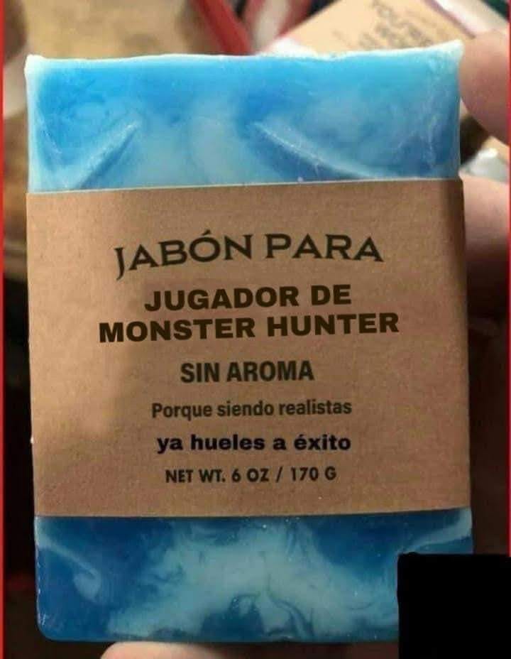 Hey cazador, antes de bañarte, recuerda llevar tu jabón 🤓
