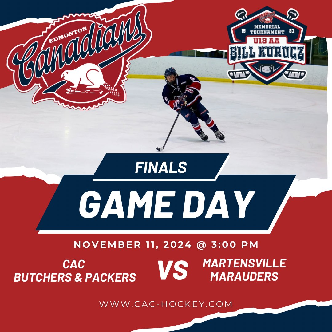 🎉 OFF TO THE FINALS!
Time for a quick lunch and then back on the ice for the #billkuruczmemorial final!! 

#cacproud #gameday