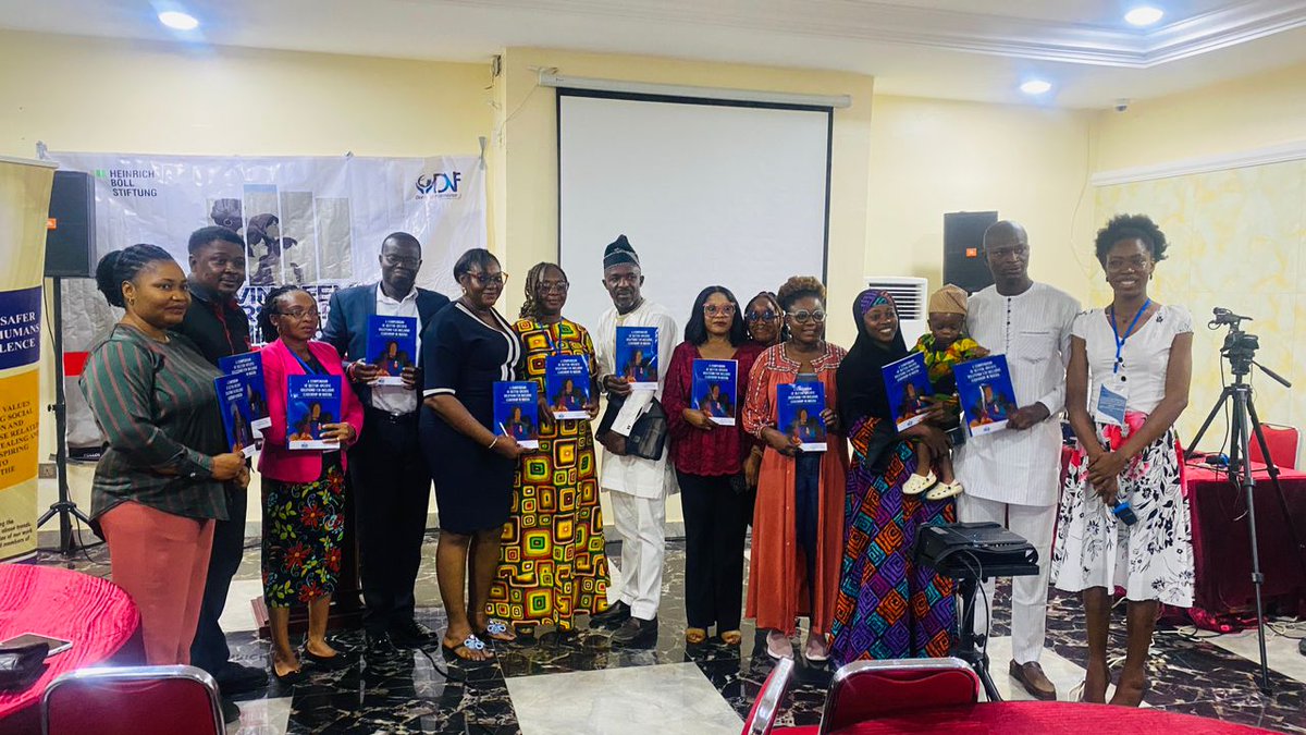 OgeGod1's tweet photo. I am proud to have been part of the process leading to the development, validation and official launch of a "Compendium of Sector-Specific Solutions for Inclusive Leadership in Nigeria", by the Dorothy Njemanze Foundation with support from Heinrich Ball Foundation, in Abuja. https://t.co/XhhmBkiPUI