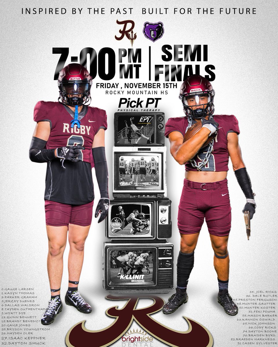 rigbyfbl's tweet photo. Rigby @ Rocky MT
Semi-Finals! https://t.co/xTYHUUJB5A
